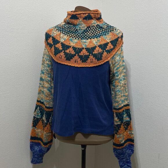 Free People Swit The Small Stuff Sweater Size Small - Picture 1 of 11